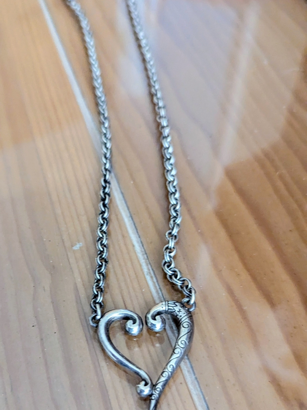 Brighton Sterling Silver Heart Pendant Necklace - Silver Women's Jewelry